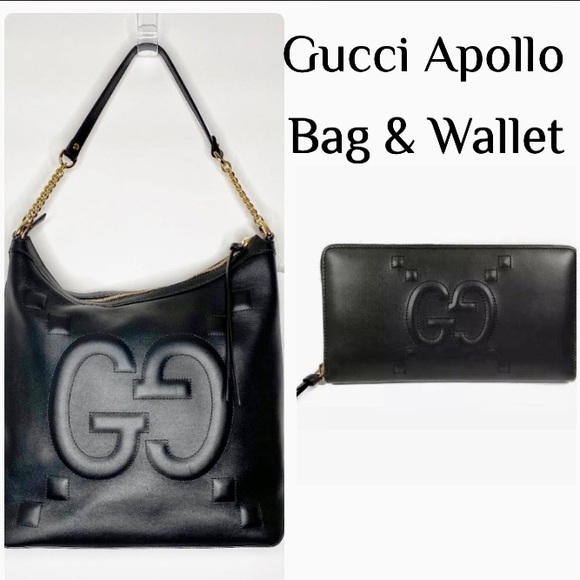 🔥GUCCI SET🔥 Authentic Apollo Shoulder Bag & Wallet SET💜💜 - Picture 1 of 13
